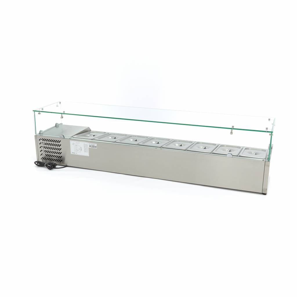 Maxima Countertop Prep Fridge, 1800 mm, 8 x 1/3 GN, additional view