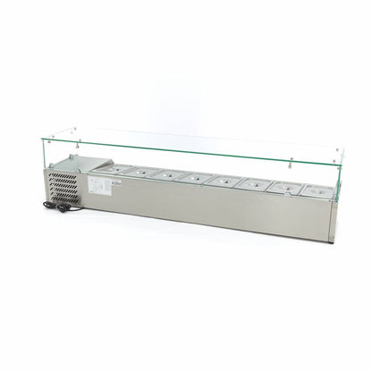 Maxima Countertop Prep Fridge, 1800 mm, 8 x 1/3 GN, additional view