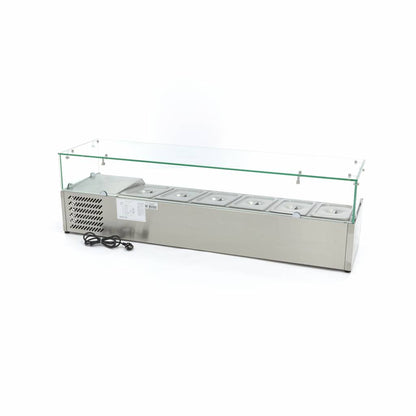 Maxima Countertop Prep Fridge, 1500 mm, 6 x 1/3 GN, additional view