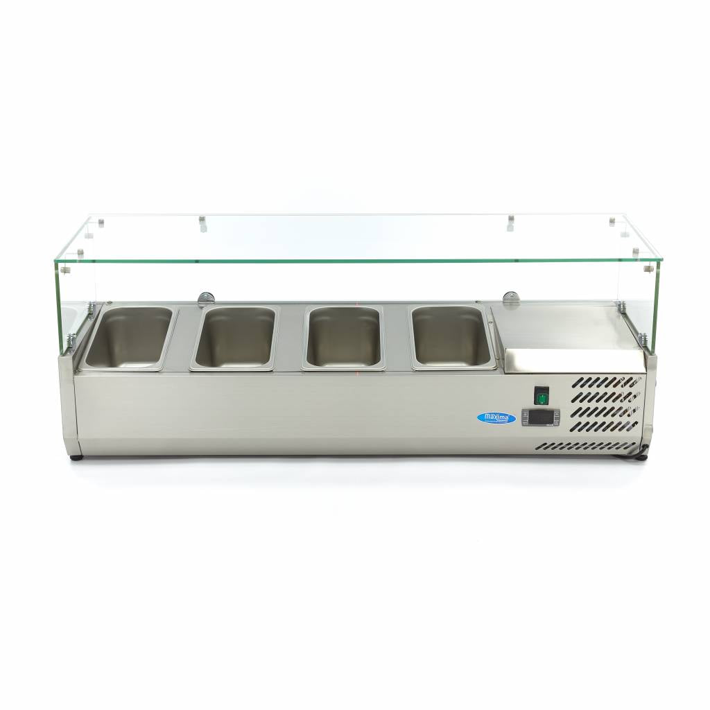Maxima Countertop Prep Fridge, 1200 mm, 4 x 1/3 GN, additional view