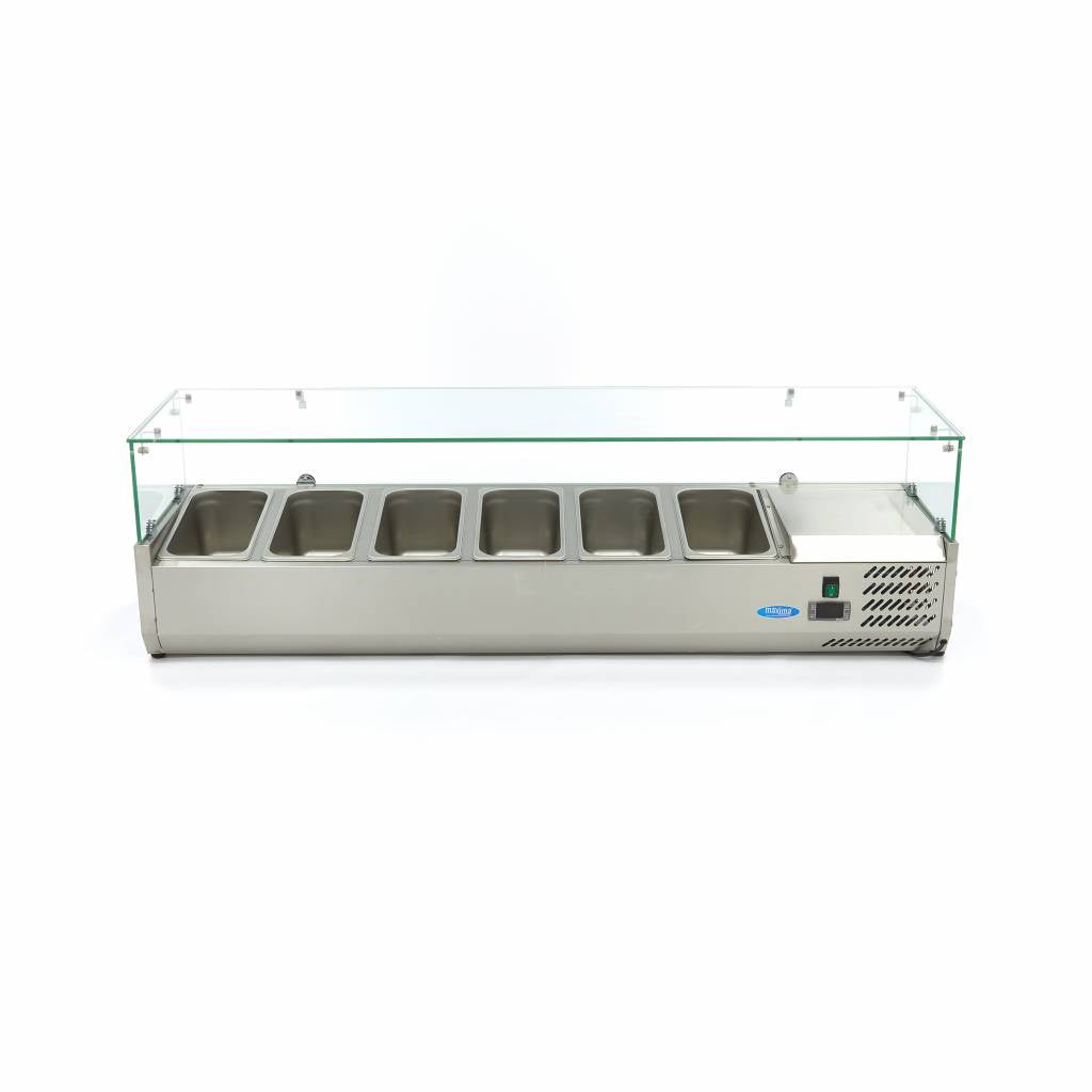 Maxima Countertop Prep Fridge, 1500 mm, 6 x 1/3 GN, additional view