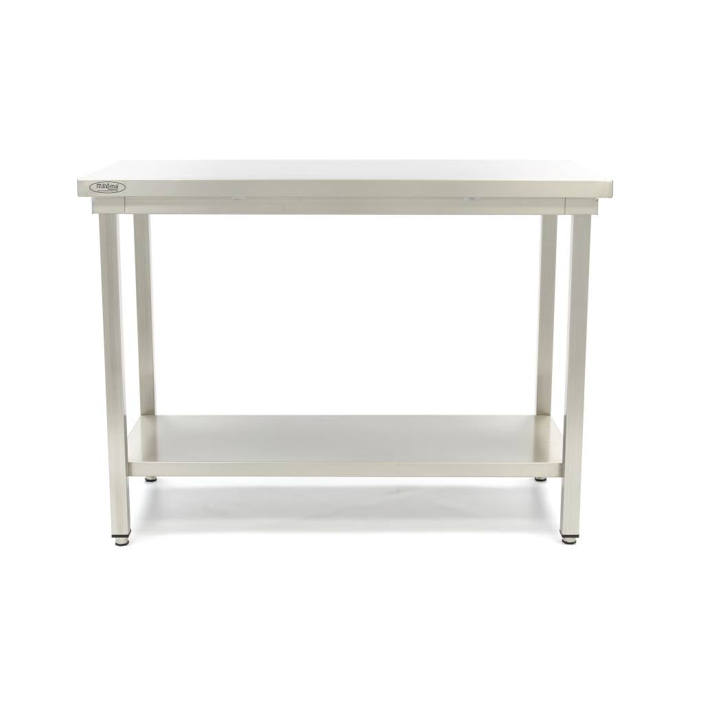 Maxima Stainless Steel Work Table, 1200 x 600 mm, Under Shelf, additional view