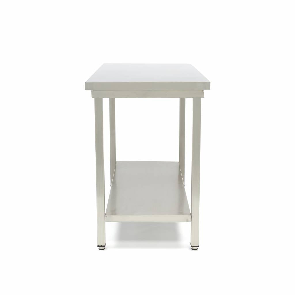 Maxima Stainless Steel Work Table, 800 x 700 mm, Storage Shelf, additional view