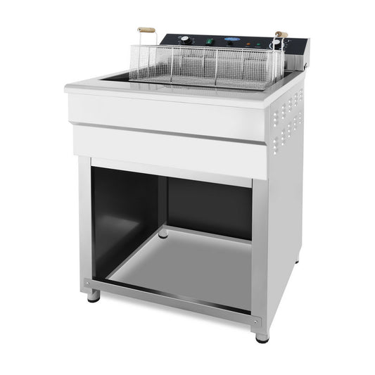 Maxima Deep Fryer, 45 L, 1 Basket, Drain Tap, 400 V, product photo