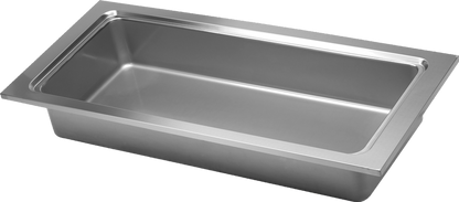 Bravo Inox weld-in bain-marie tub — stainless steel gastronorm well