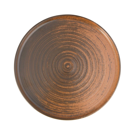 Porland bown Lykke Brown high edge plate