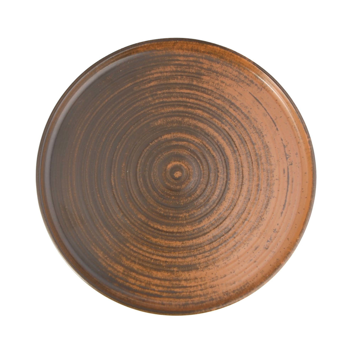 Porland bown Lykke Brown high edge plate