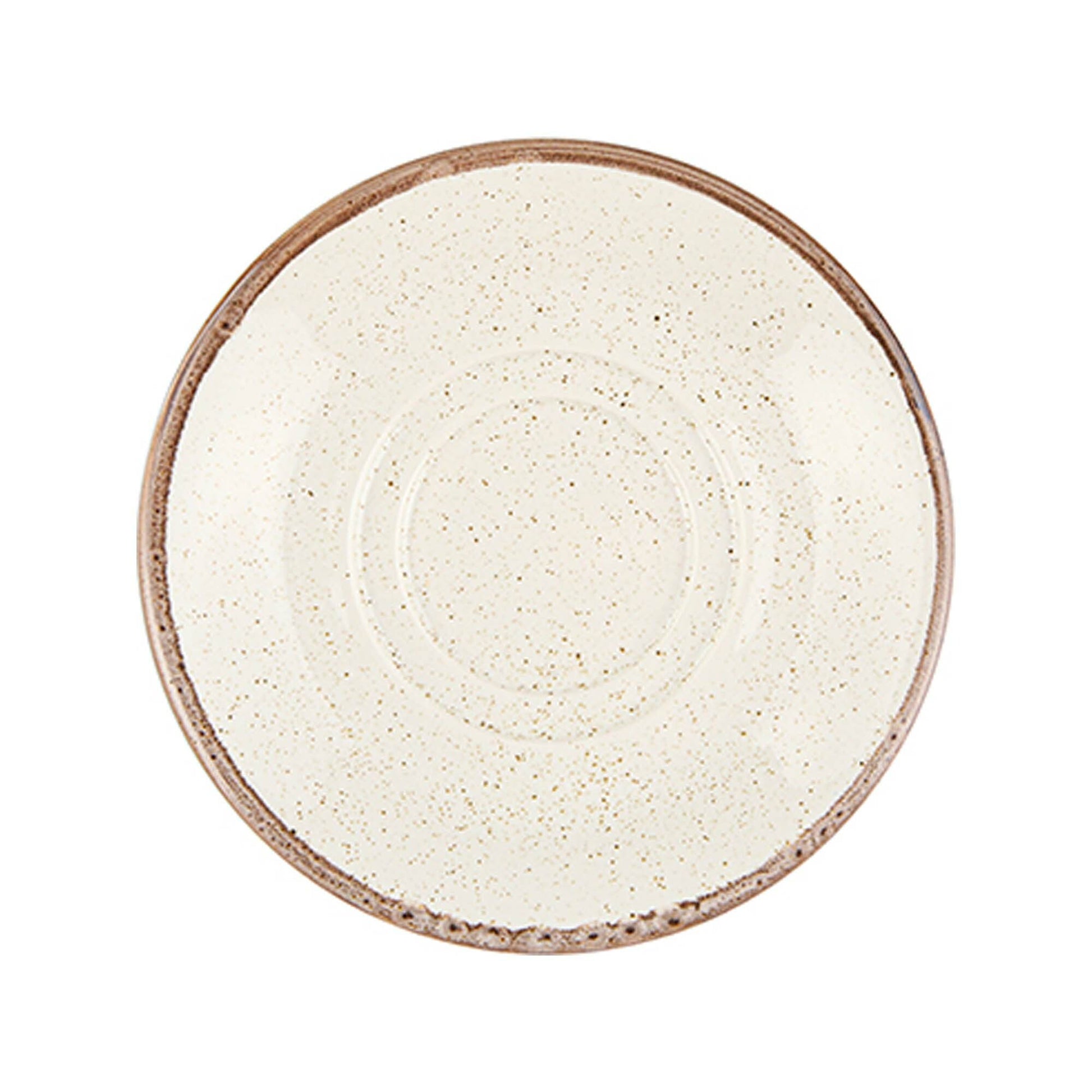 Stackable Cup Saucer Sand, 150mm
