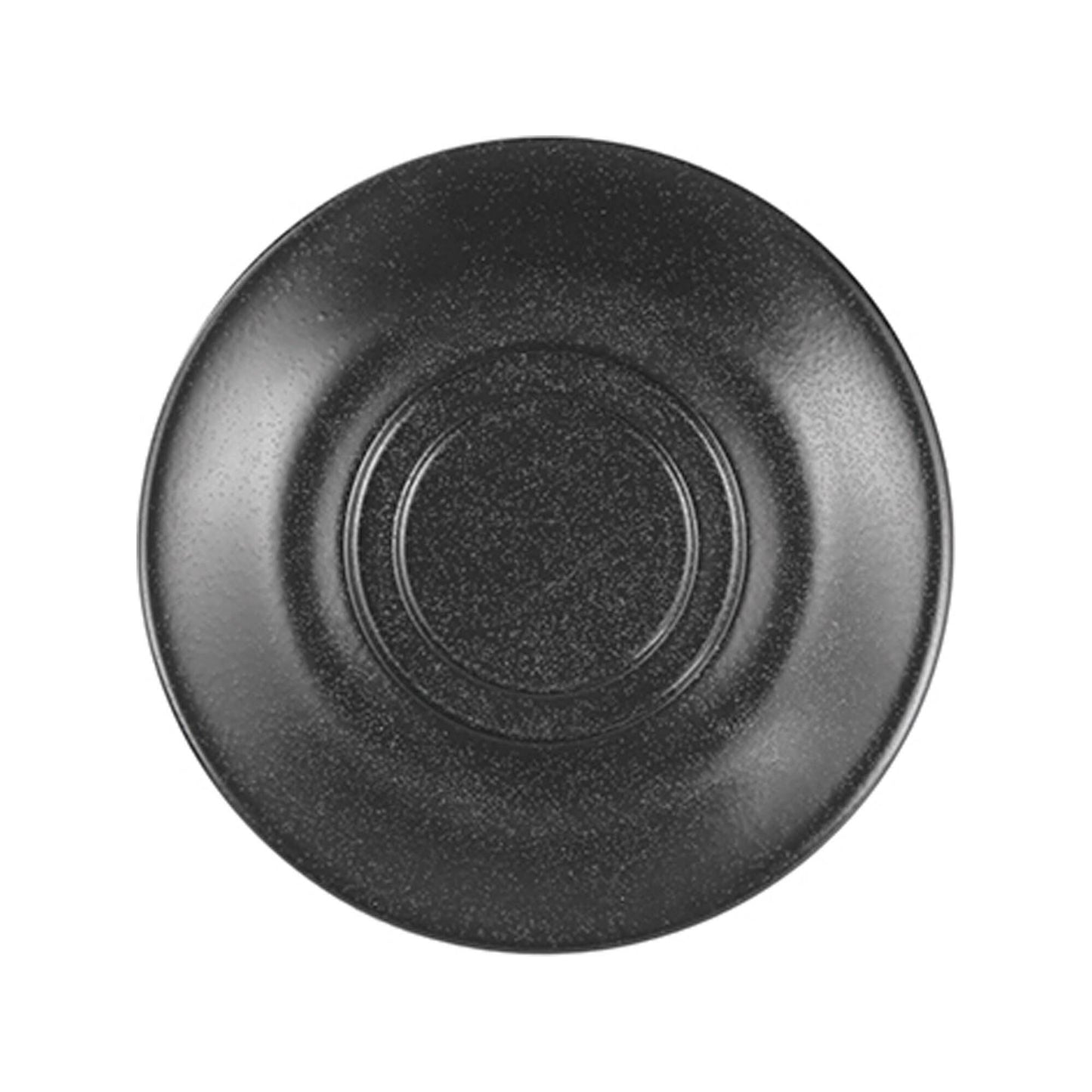 Stackable Cup Saucer Coal, 150mm
