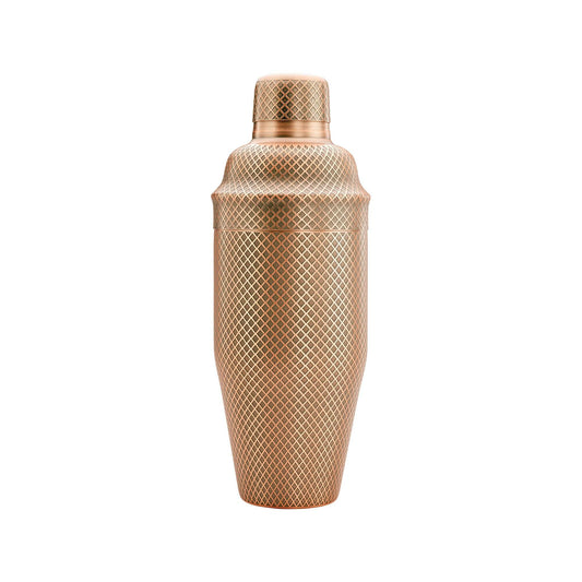 Diamond Lettice Japanese style 3-piece cocktail shaker, 700ml