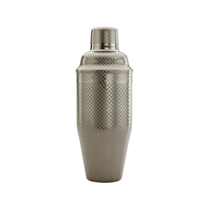 Diamond Lettice Japanese style 3-piece cocktail shaker, 700ml