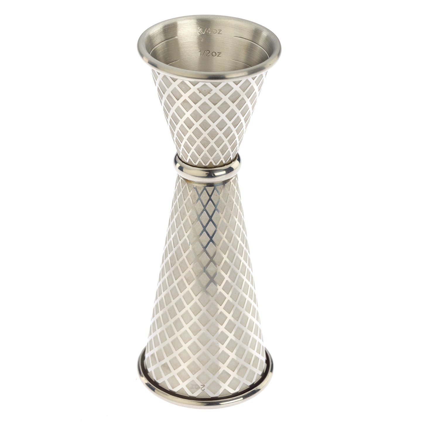 Diamond Lettice Japanese style jigger, 30/60ml