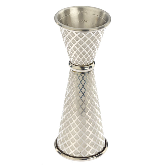 Diamond Lettice Japanese style jigger, 30/60ml