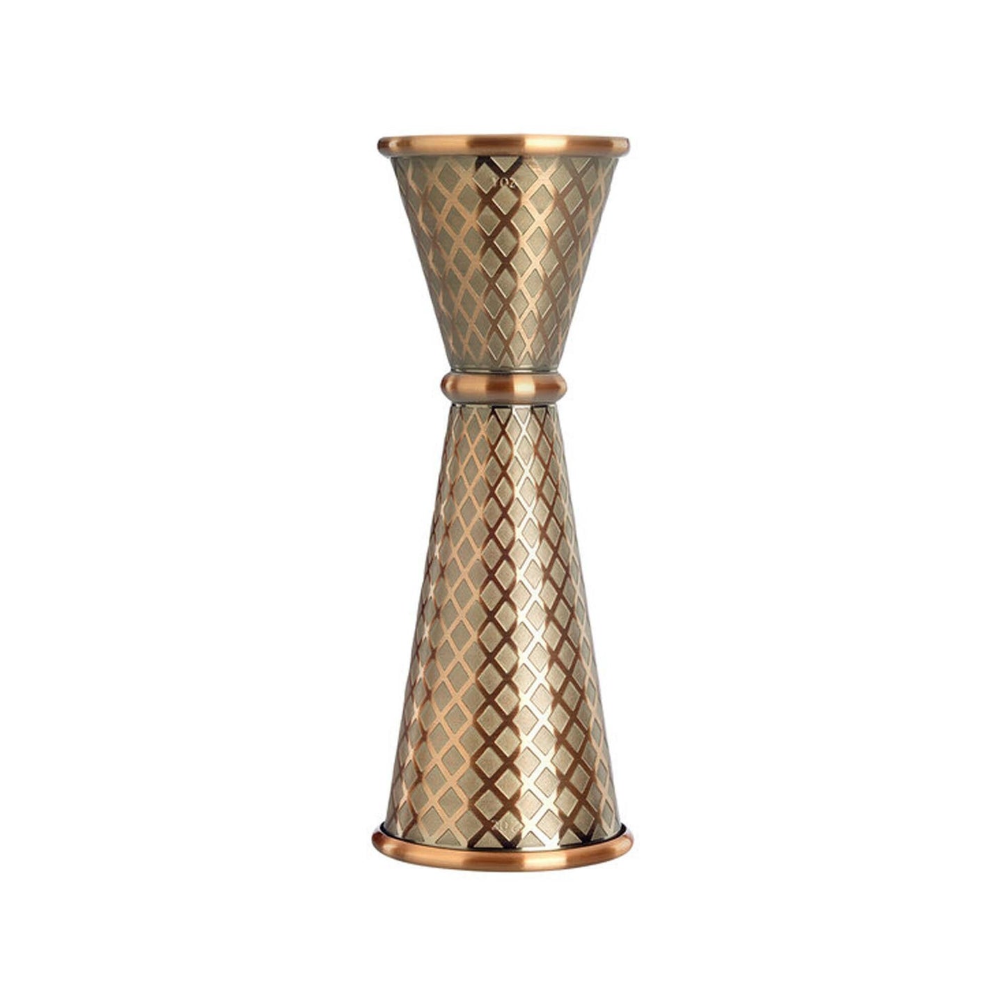 Diamond Lettice Japanese style jigger, 30/60ml