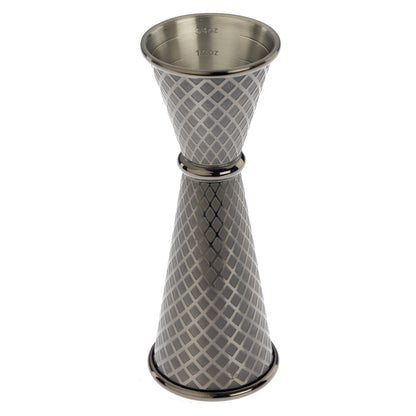 Diamond Lettice Japanese style jigger, 30/60ml