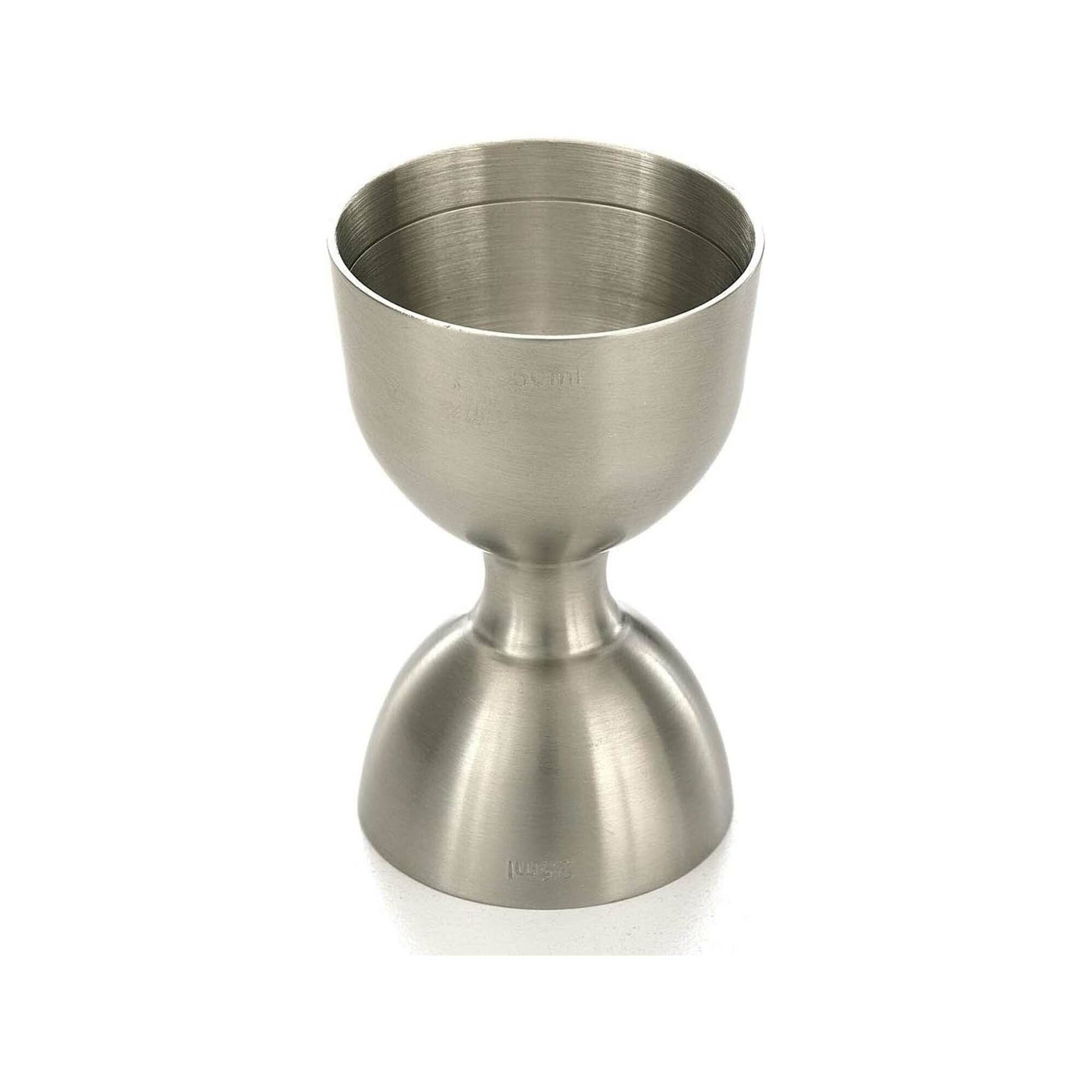 Bell jigger with straight rim, 25/50ml