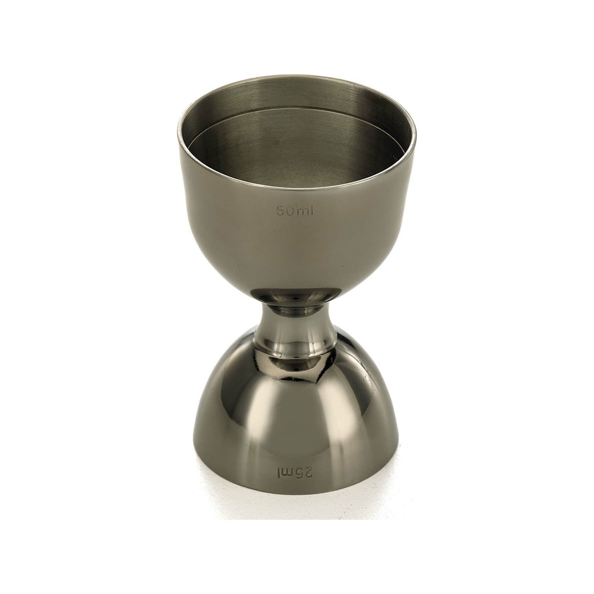 Bell jigger with straight rim, 25/50ml