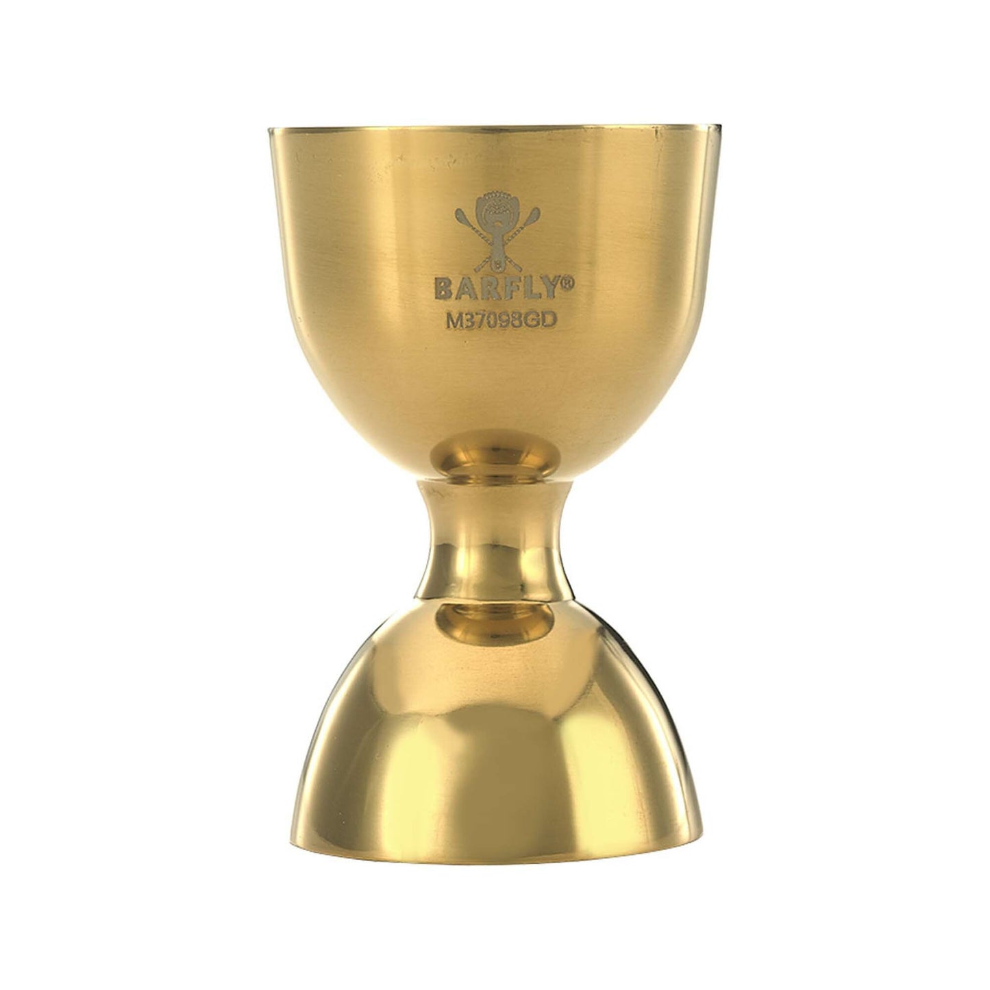 Bell jigger with straight rim, 25/50ml