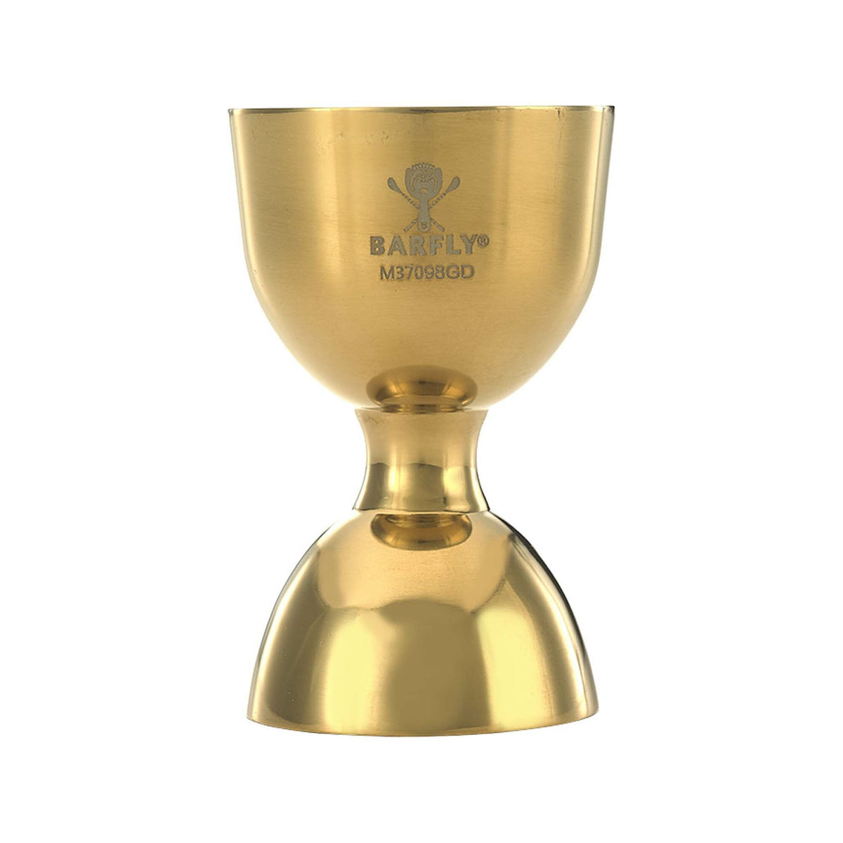 Bell jigger with straight rim, 25/50ml