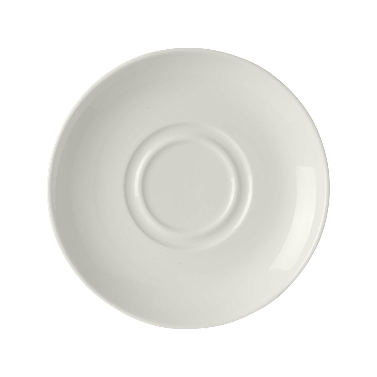 Pure Crema sauce boat saucer, 160mm