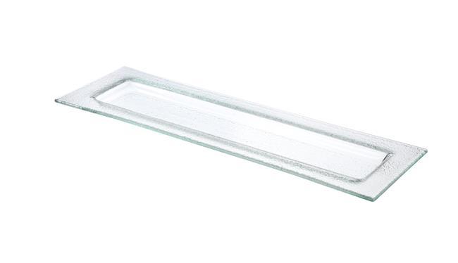 Fine Dine Vetro glass buffet tray, GN 2/4, clear