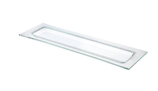 Fine Dine Vetro glass buffet tray, GN 2/4, clear