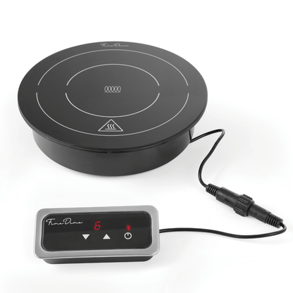 Induction heater with power regulator, 245x(H)68mm