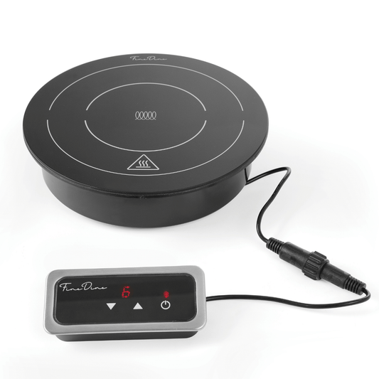 Induction heater with power regulator, 245x(H)68mm