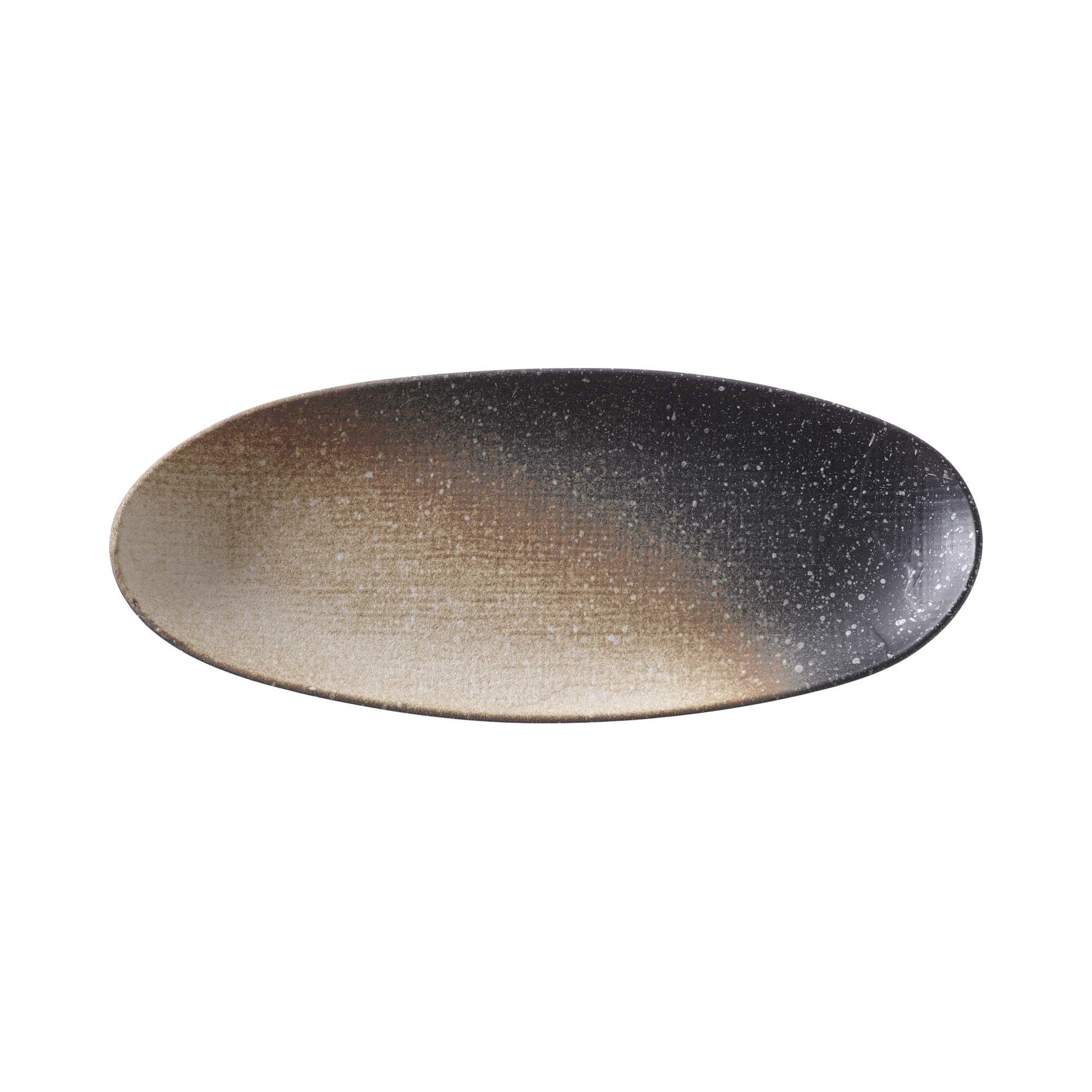 Moon oval plate for serving, 355mm