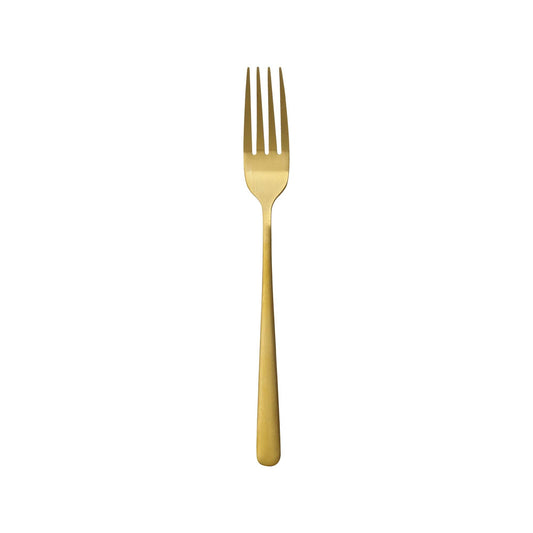OVE Fjord Gold Dessert Fork, 188 mm, 18/0 Steel