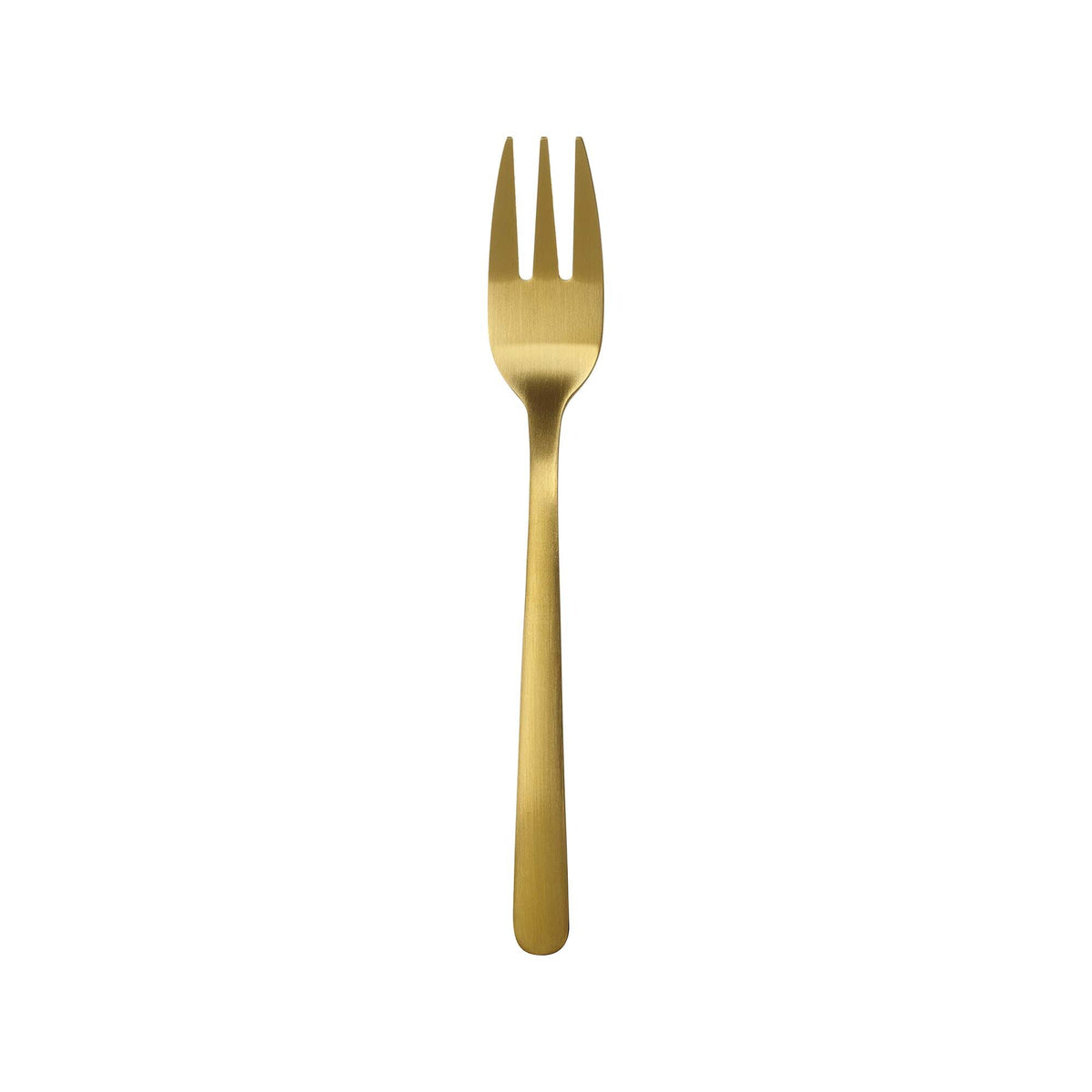 OVE Fjord Gold Cake Fork, 153 mm, 18/0 Steel