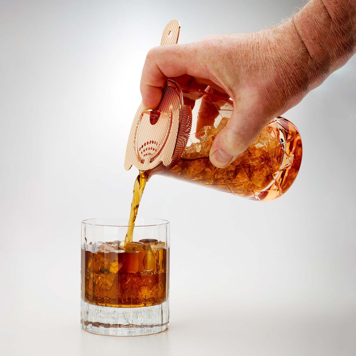 Mixing glass rose, 500 ml