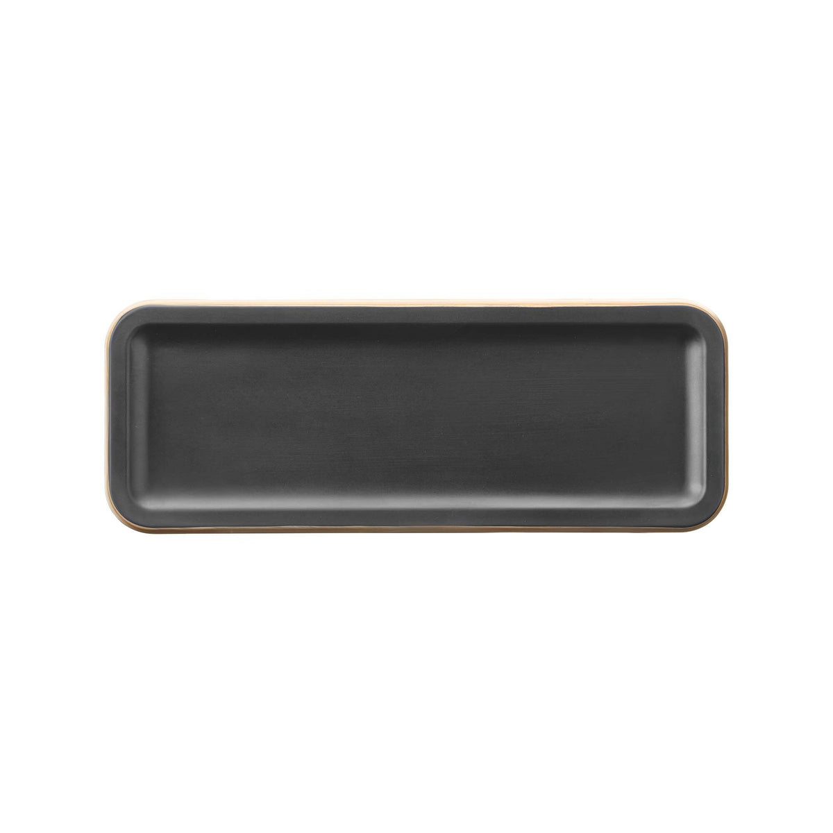 Panama Black serving tray, 350x130x(h)20mm