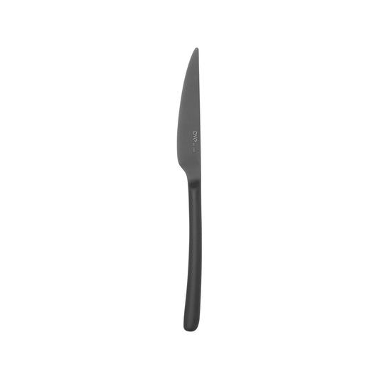 OVE Amarone Black Table Knife, 237 mm, 18/10 Steel
