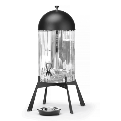 Skiatos Black drink dispenser, 7l, 345 x 345 x H:570 mm