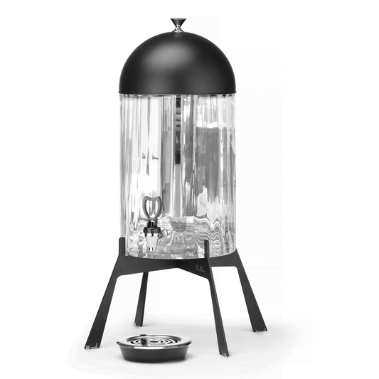 Skiatos Black drink dispenser, 7l, 345 x 345 x H:570 mm