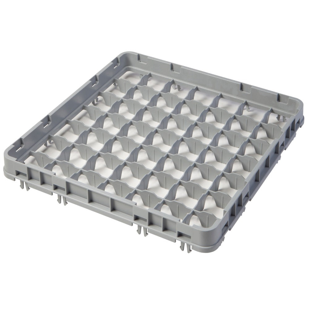 Half drop rack extender 500×500 mm grey, E2 model, 49 compartment
