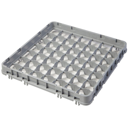 Half drop rack extender 500×500 mm grey, E2 model, 49 compartment