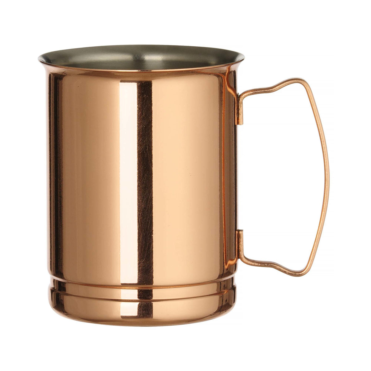 Mugs copper plated, Bar up, Beer mug, 0,4L, Copper, o85x(H)105mm
