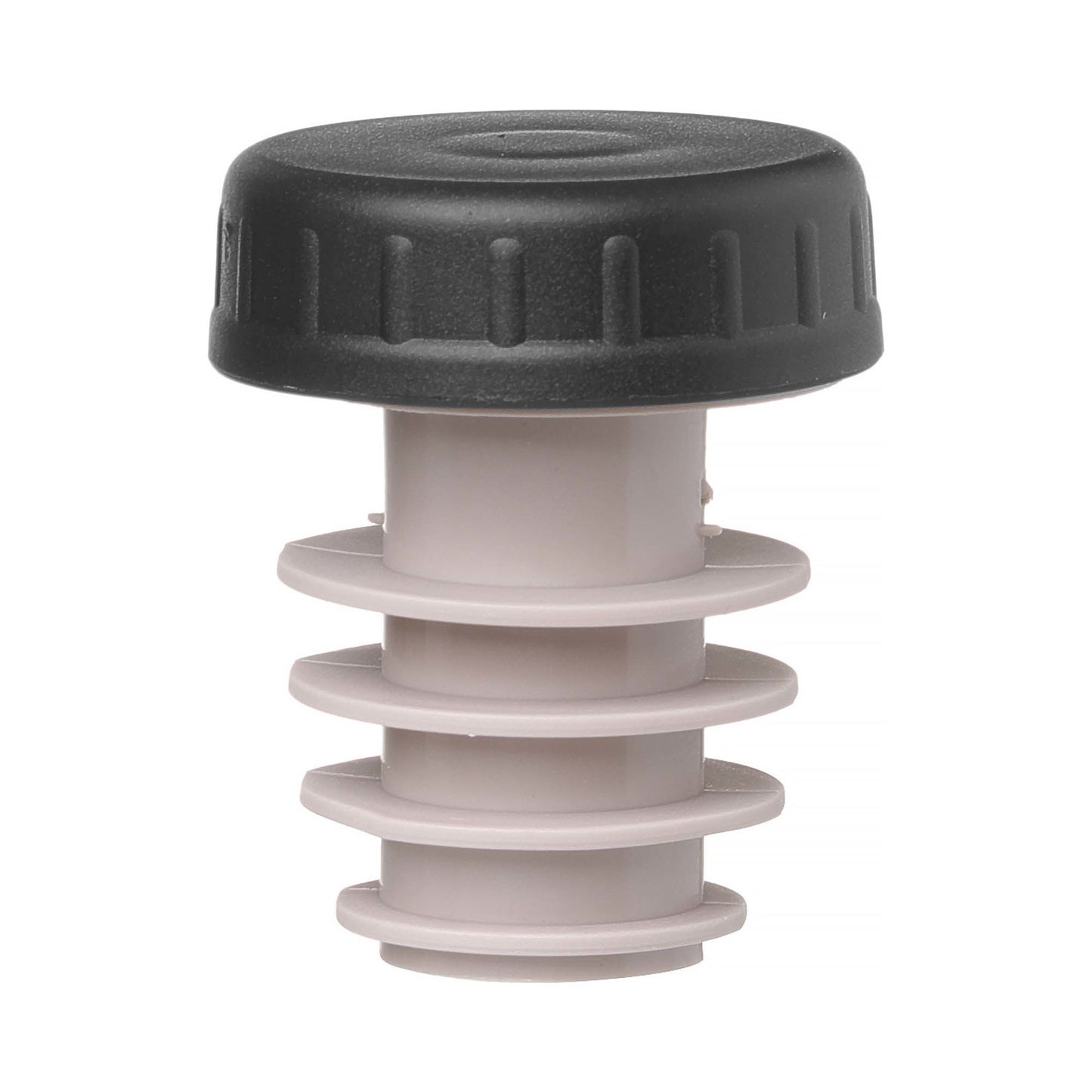 Stopper with cap – 6 pcs., Bar up, Black, 6 pcs., oxmm