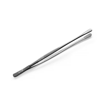 Tweezers, round head, coated, Bar up, Black, (L)305mm