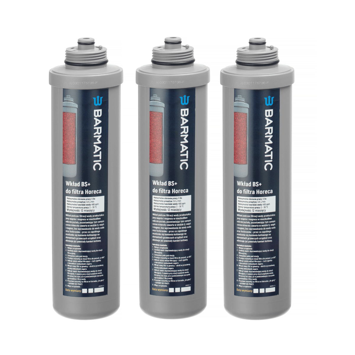 Cartridges for universal filter HoReCa