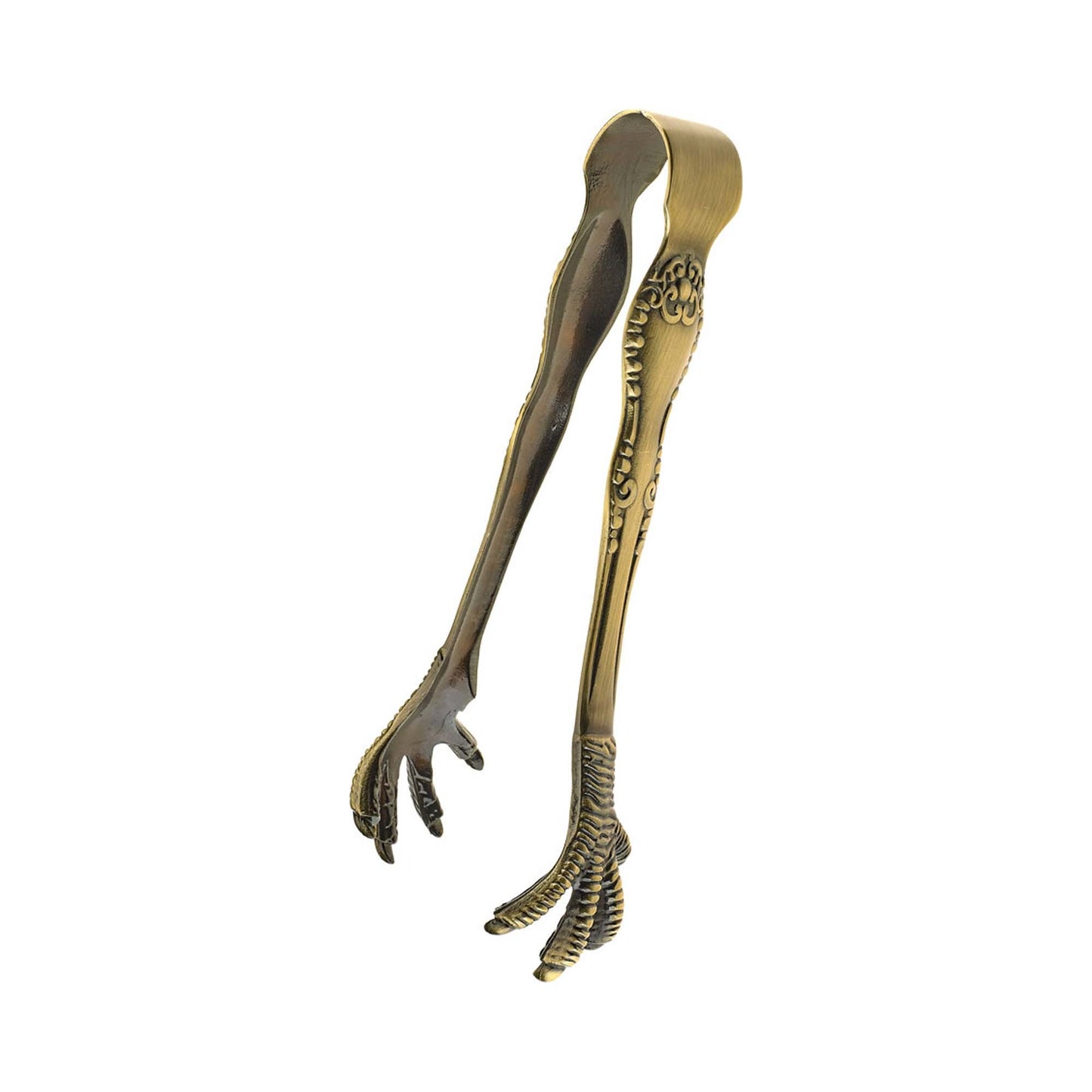 Talon Ice Tong, Antique Brass, 180mm