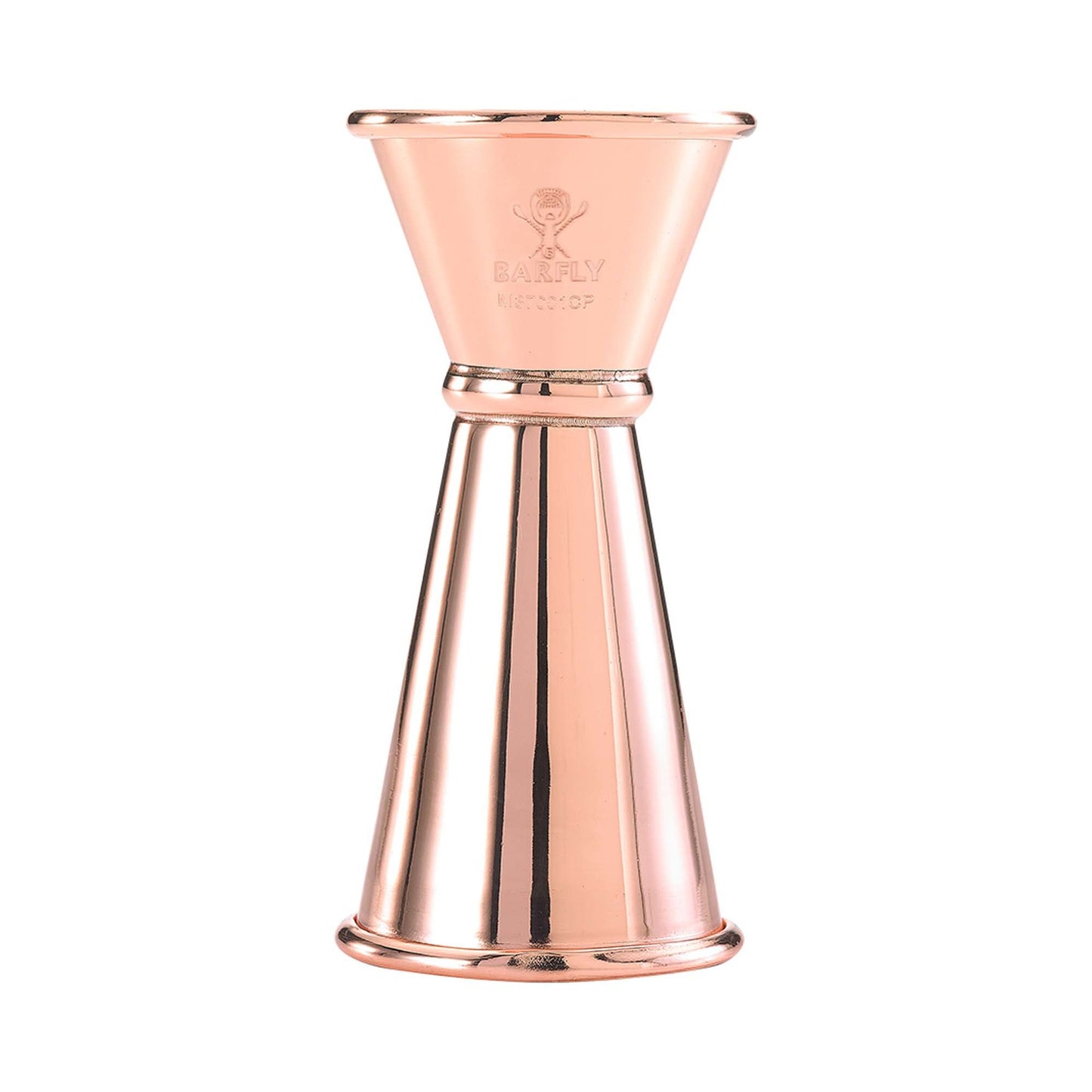 20 ml. x 40 ml. Japanese Style Jigger, Copper plated