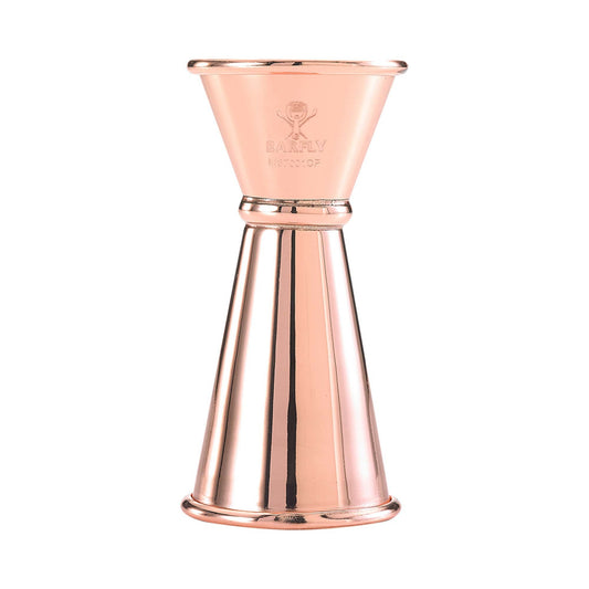20 ml. x 40 ml. Japanese Style Jigger, Copper plated