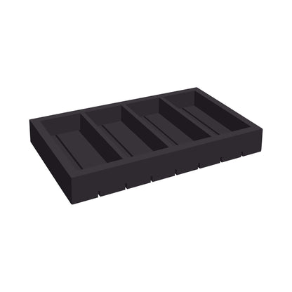 System Madeira wooden cutlery container