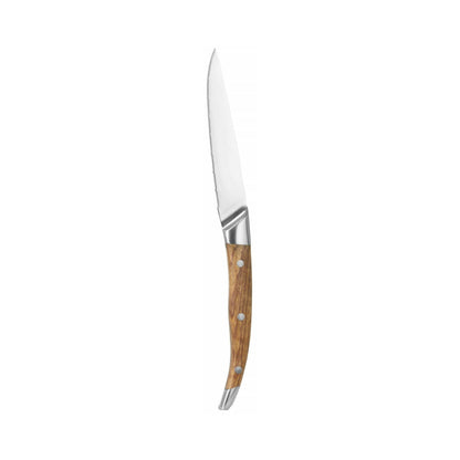 Steak knife 245mm, set of 6 in giftbox, ROSE WOOD