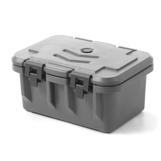 Top loader heat insulation box GN1/1 200, 630x440x(H)305mm