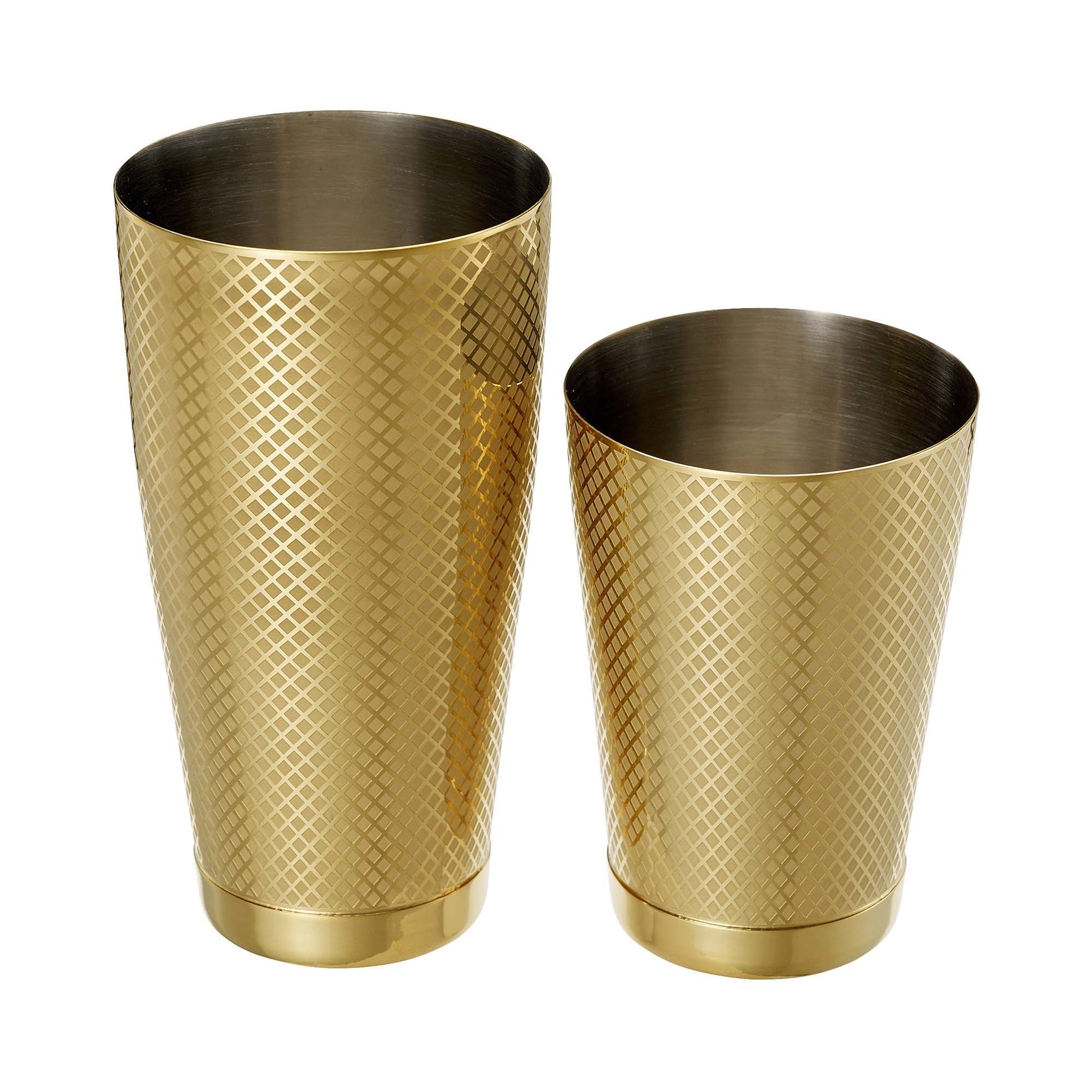 Diamond Lattice shaker/tin set, Barfly