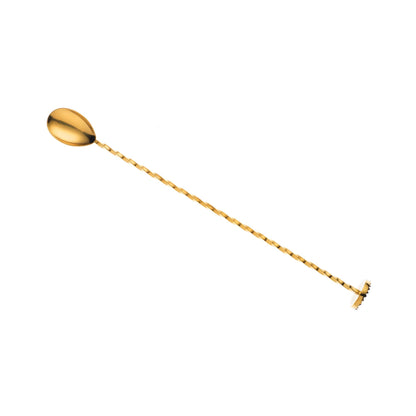 Bar spoon with muddler, 300mm, Barfly